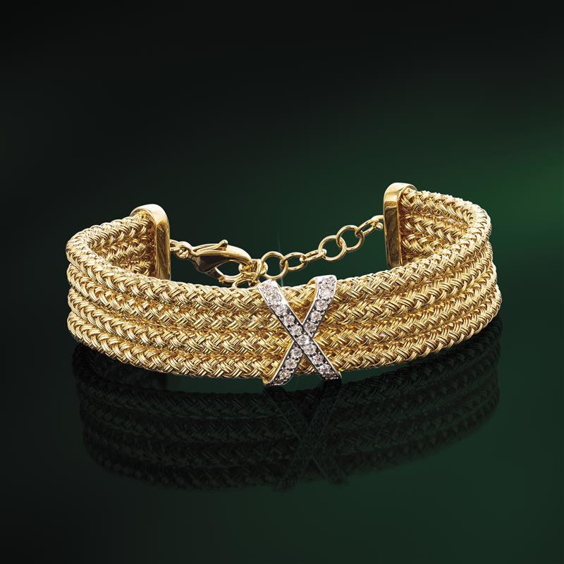 Women's Italian Fantasia X Bracelet